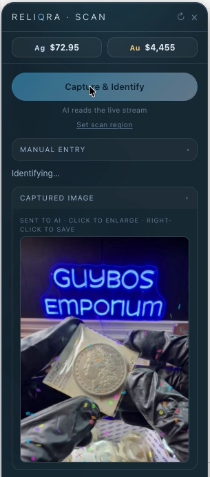 Extension live capture