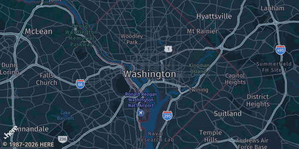 Map of Washington, DC. The exact address of this venue is not known, so the map shows the area rather than a specific building.
