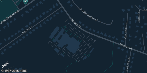 Map showing Lacey Township High School in Lanoka Harbor, NJ.