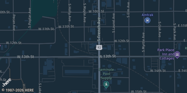 Map showing The Barn in Sanford, FL.