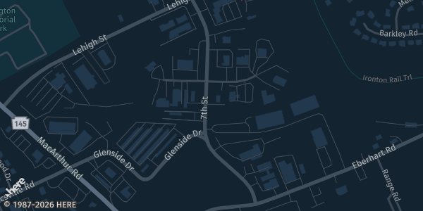 Map showing St. Luke’s Sports Center in Whitehall, PA.