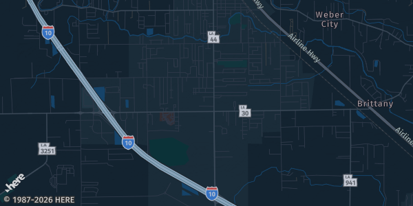 Map of Gonzales, LA. The exact address of Gonzales, LA (venue to be confirmed) is not known, so the map shows the area rather than a specific building.