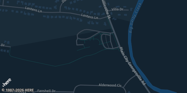 Map showing Plain City Elementary School in Plain City, OH.