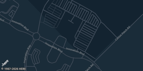 Map showing The OC in Forney, TX.