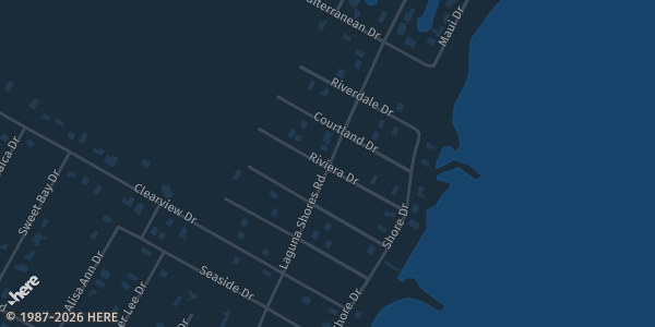 Map showing Laguna Landing in Corpus Christi, TX.