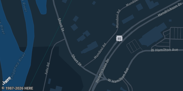 Map showing Best Western Plus in Eau Claire, WI.