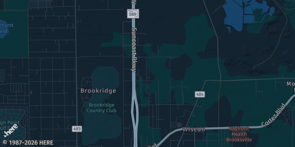Map of Hernando, FL. The exact address of Quality Inn & Suites Conference Center - Hernando is not known, so the map shows the area rather than a specific building.