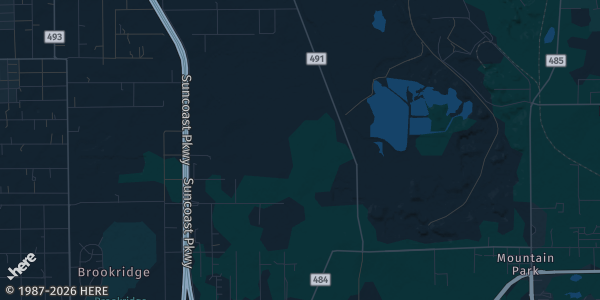 Map of Hernando, FL. The exact address of Quality Inn & Suites Hernando is not known, so the map shows the area rather than a specific building.
