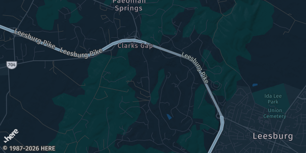 Map of Leesburg, VA. The exact address of Classic cars, Classic automobile parts, Tools, Machinery and More! is not known, so the map shows the area rather than a specific building.