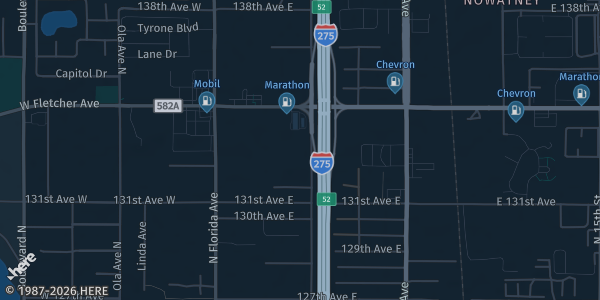 Map showing Coinacopia in Tampa, FL.