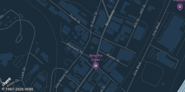 Map showing Lionheart on the Green in Albany, NY.
