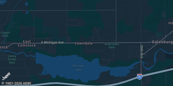 Map of Comstock, MI. The exact address of Battle Grand Rapids is not known, so the map shows the area rather than a specific building.