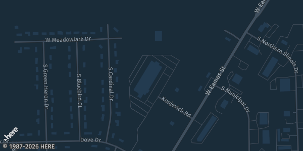 Map showing Families of Faith Christian Academy in Channahon, IL.