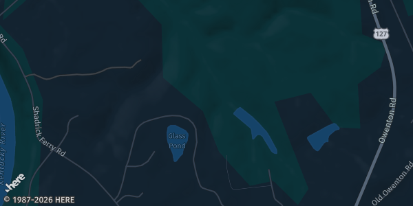 Map showing Brighton Park in Franklin, KY.
