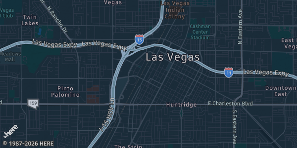 Map of Las Vegas, NV. The exact address of Gold Coast Hotel & Casino is not known, so the map shows the area rather than a specific building.