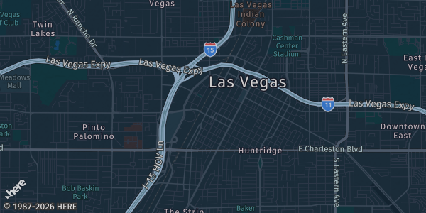 Map of Las Vegas, NV. The exact address of Gold Coast Hotel & Casino is not known, so the map shows the area rather than a specific building.
