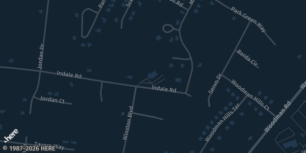 Map showing American Legion Post 244 in Glen Allen, VA.
