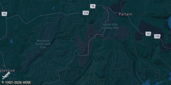 Map of Fairfield Bay, AR. The exact address of Fairfield Bay Conference Center is not known, so the map shows the area rather than a specific building.