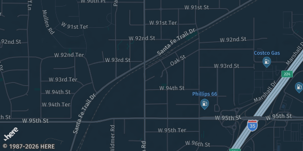 Map showing Foundry Church - KC in KS.