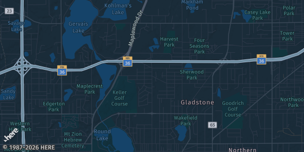 Map of Maplewood, MN. The exact address of Pan Asian Center is not known, so the map shows the area rather than a specific building.
