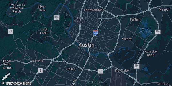 Map of Austin, TX. The exact address of Austin (see organizer listing for venue) is not known, so the map shows the area rather than a specific building.