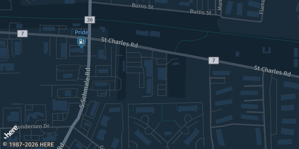 Map showing Carol Stream in Carol Stream, IL.