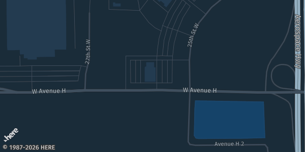 Map showing AV Fair & Event Center — Van Dam Pavilion in Lancaster, CA.