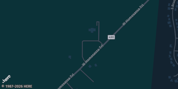 Map showing Saint John Paul Ii Catholic School in Lecanto, FL.