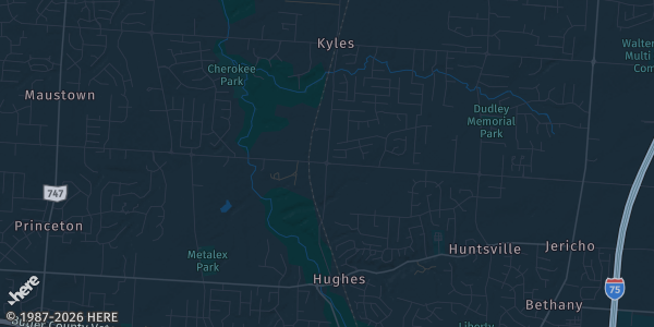 Map of Liberty Township, OH. The exact address of Liberty Collective is not known, so the map shows the area rather than a specific building.