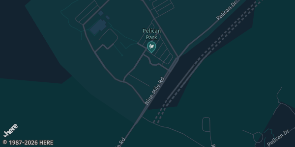 Map showing Castine Center in Pelican Park in Mandeville, LA.