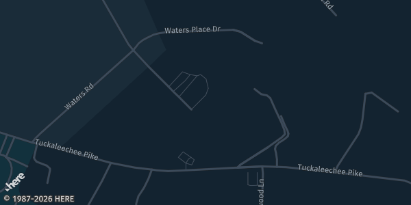 Map showing American Legion Post #13 in Maryville, TN.
