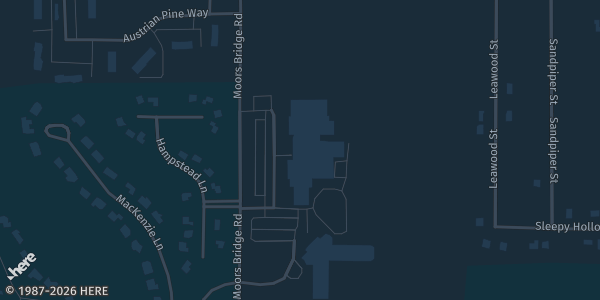 Map showing Portage West Middle School in Portage, MI.