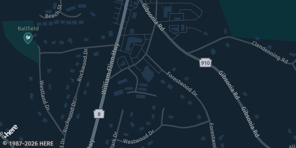 Map showing Pine-Richland Youth Center in Gibsonia, PA.