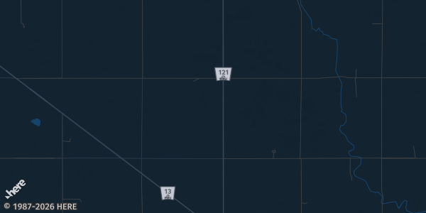 Map of Pierce, NE. The exact address of Pierce Pavilion is not known, so the map shows the area rather than a specific building.