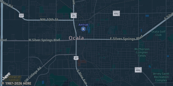 Map of Ocala, FL. The exact address of Expo Center 2 is not known, so the map shows the area rather than a specific building.