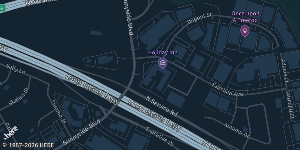 Map showing Holiday Inn Plainview in Plainview, NY.