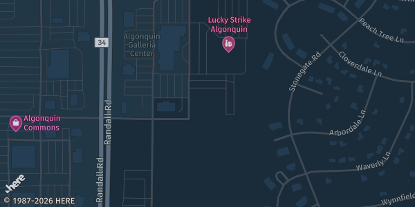 Map showing Picklehaus in Algonquin, IL.