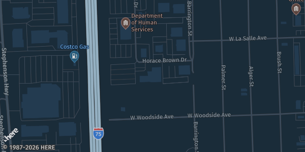 Map showing Madison Place Event Center in Madison Heights, MI.