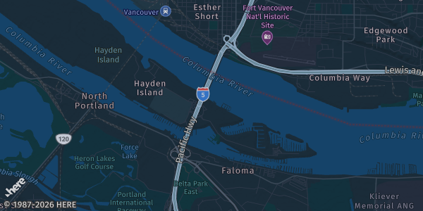 Map of Portland, OR. The exact address of Portland Trading Card Fest is not known, so the map shows the area rather than a specific building.