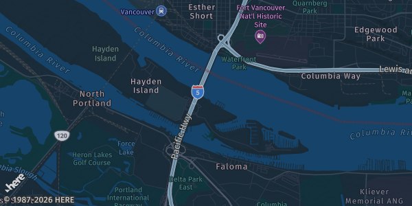 Map of Portland, OR. The exact address of Portland Trading Card Fest is not known, so the map shows the area rather than a specific building.