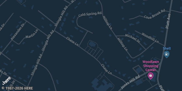 Map showing Italian American Club in West Haven, CT.