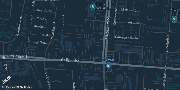 Map showing STC Rowland Legacy in Rowland Heights, CA.