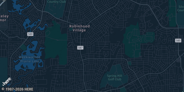 Map of Spring Hill, FL. The exact address of VFW Post 8681 is not known, so the map shows the area rather than a specific building.