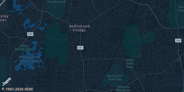 Map of Spring Hill, FL. The exact address of VFW Post 8681 is not known, so the map shows the area rather than a specific building.