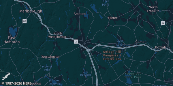 Map of Colchester, CT. The exact address of Lotus Games is not known, so the map shows the area rather than a specific building.