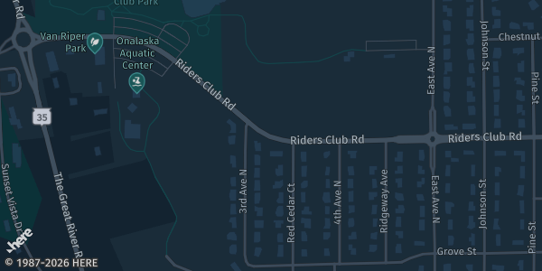 Map showing Omni Center in Onalaska, WI.