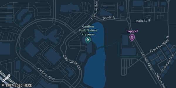 Map showing Hilton - Carillon Park in St Petersburg, FL.