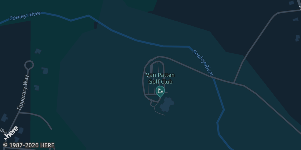 Map showing Van Patten Golf Club in Clifton, NY.