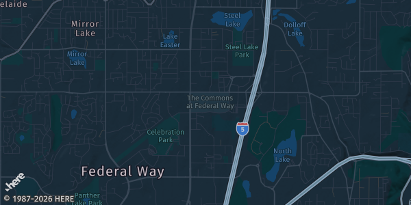 Map of Snoqualmie, WA. The exact address of Trading Cards, Comics, and Collectibles Show is not known, so the map shows the area rather than a specific building.