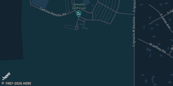 Map showing Casino Del Sol in AZ.